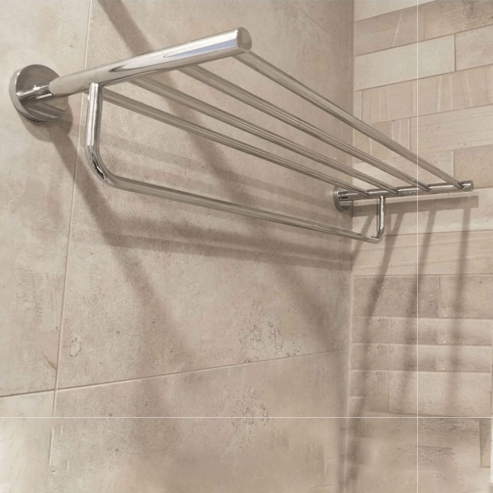 Logis Uni Towel Rack with Holder - Premium Accessories from Hansgrohe - Just GHS995! Shop now at Kimo in Ghana