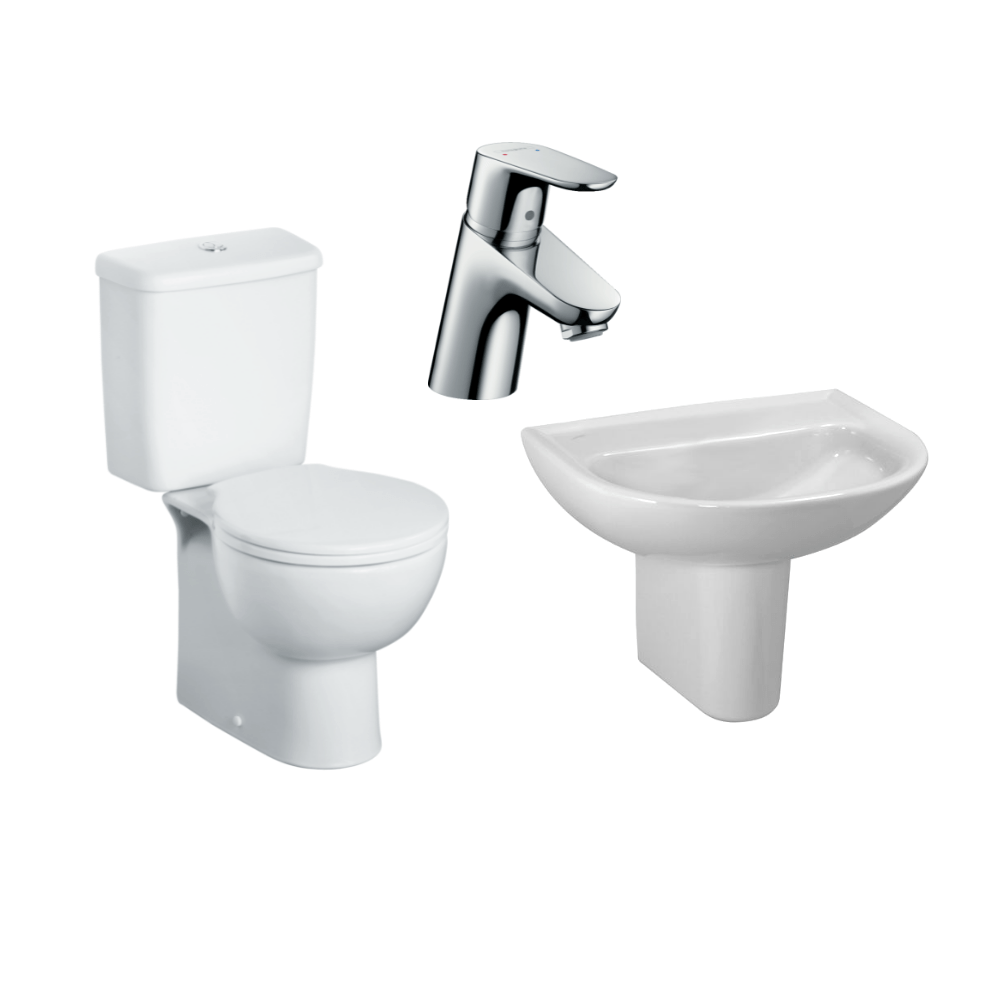 WC/Basin/Mixer Set 1 - Premium combo set from Kimo Group - Just GHS2950! Shop now at Kimo in Ghana