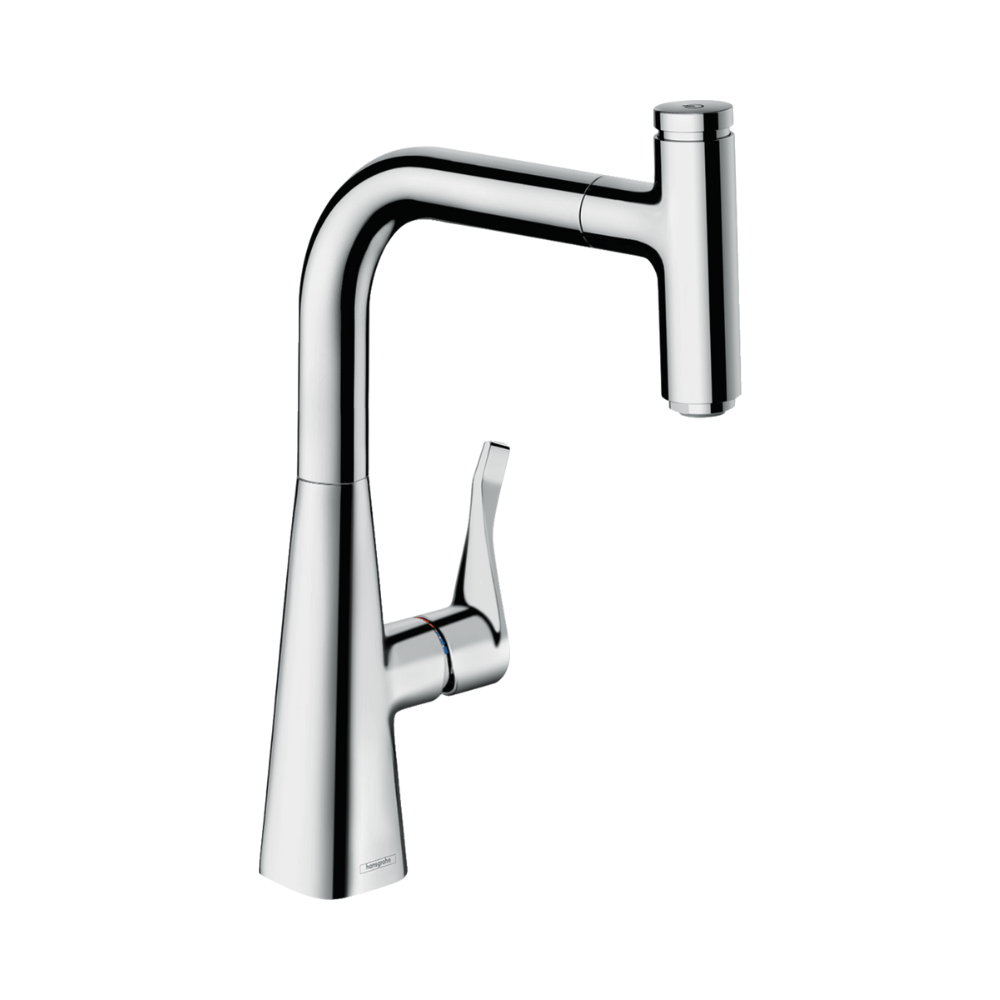 Metris Kitchen Mixer with Pull-out spout - Premium Taps from Hansgrohe - Just GHS8412! Shop now at Kimo in Ghana