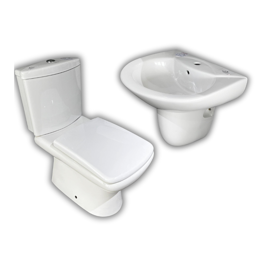 Everest WC & Wall Hung Basin - Premium combo sets from Everest - Just GHS1600! Shop now at Kimo in Ghana