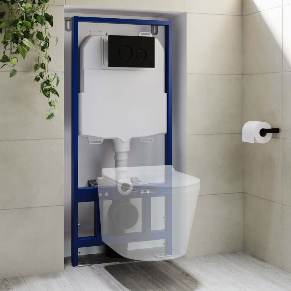Concealed Water Closet Tank with Flush Plate - Premium  from Groove - Just GHS1595! Shop now at Kimo in Ghana