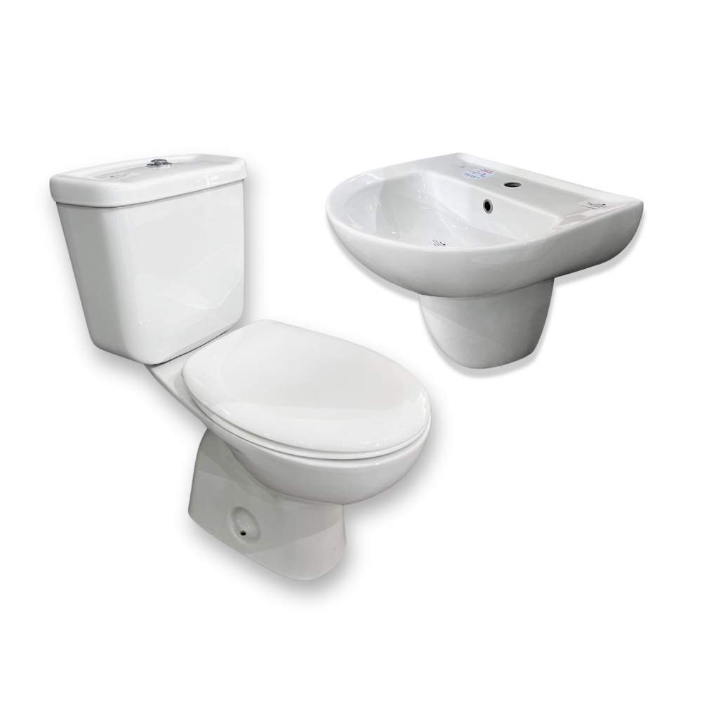 Ideal Standard Space WC & Wall Hung Basin Set - Premium combo sets from Ideal Standard - Just GHS2300! Shop now at Kimo in Ghana