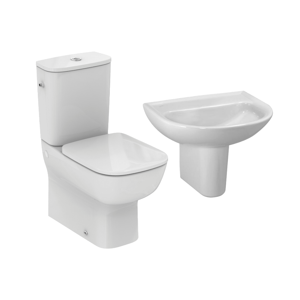 WC/Basin Set 2 - Premium August Free Delivery,Clearance from Kimo Group - Just GHS3950! Shop now at Kimo in Ghana