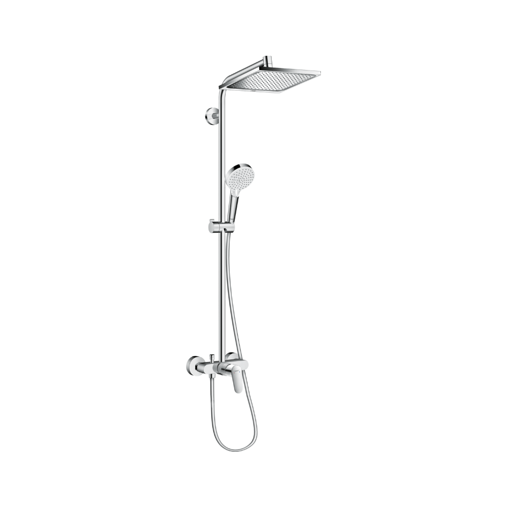 Crometta E 240 1jet Showerpipe - Premium Showers from Hansgrohe - Just GHS4950! Shop now at Kimo in Ghana