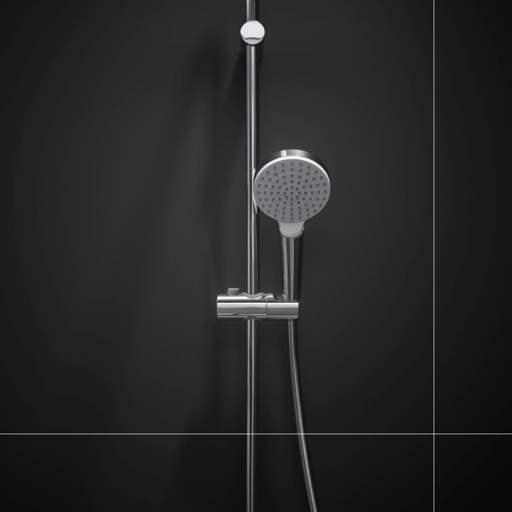 Crometta 100 Shower Set with 90cm Bar - Premium Showers from Hansgrohe - Just GHS895! Shop now at Kimo in Ghana